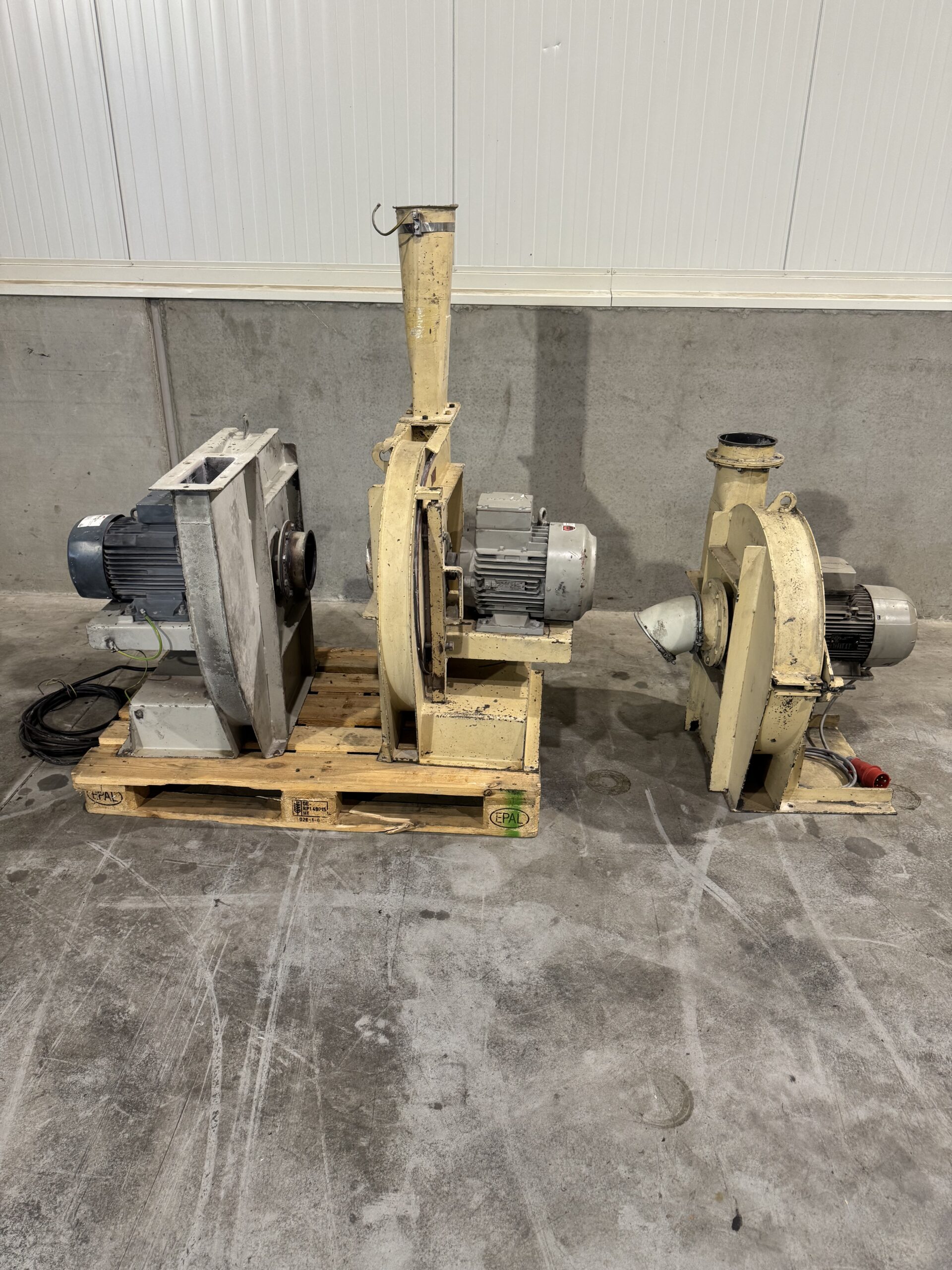 Industriële ventilatoren / afzuiging
