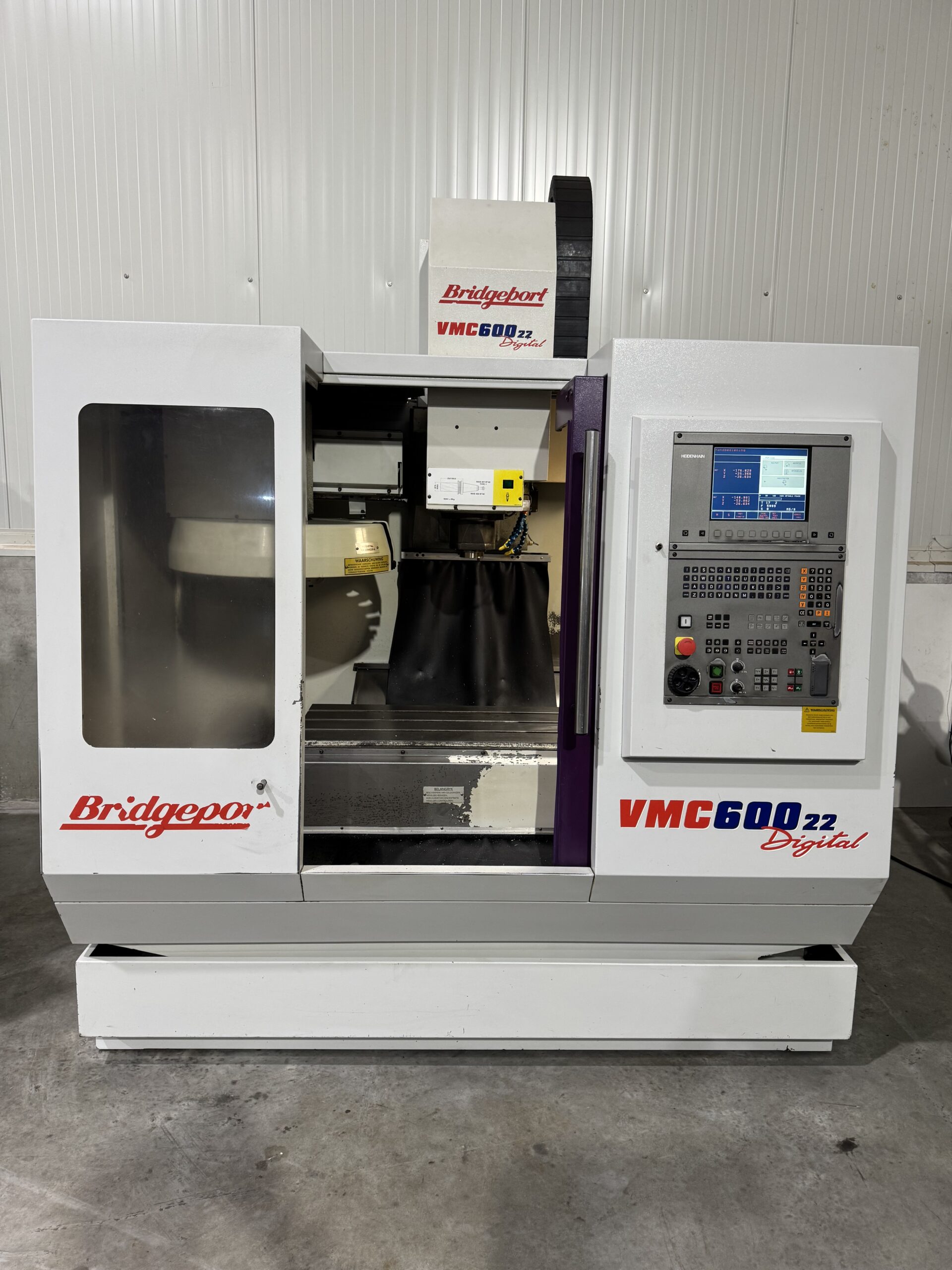 Bridgeport VMC 600 22 CNC freesbank